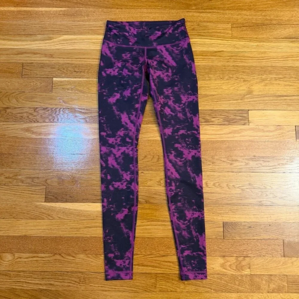 Lululemon Wunder Under Pant *Full-On Luon Breezie Regal Plum Black - Size 4